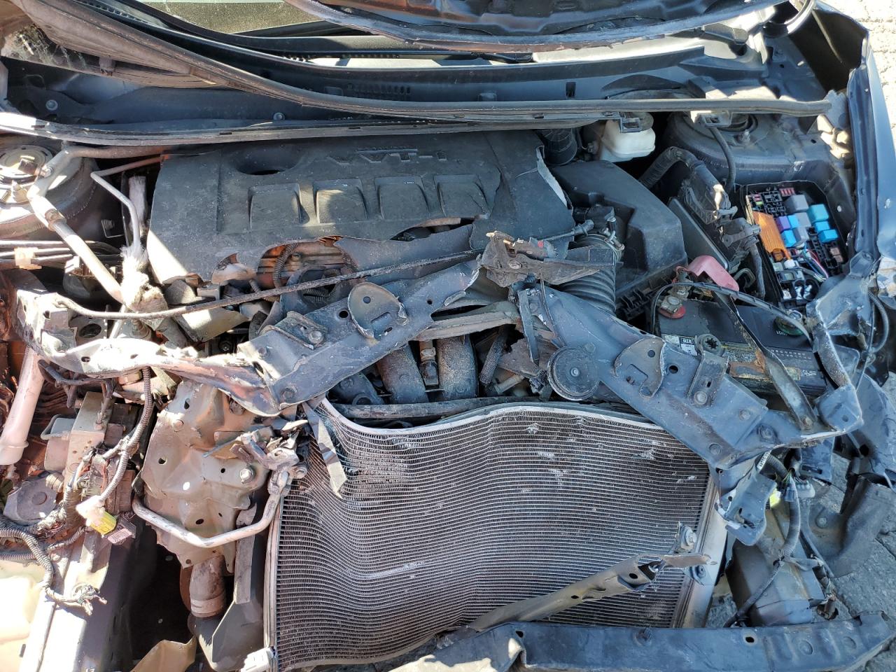 2014 Toyota Corolla VIN 5YFBURHE7EP077883 Copart auction photo, front end damage thumbnail 11