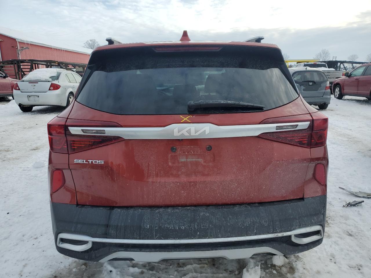 2022 KIA Seltos VIN KNDERCAA0N7281428 Copart auction photo, front end / side damage thumbnail 6