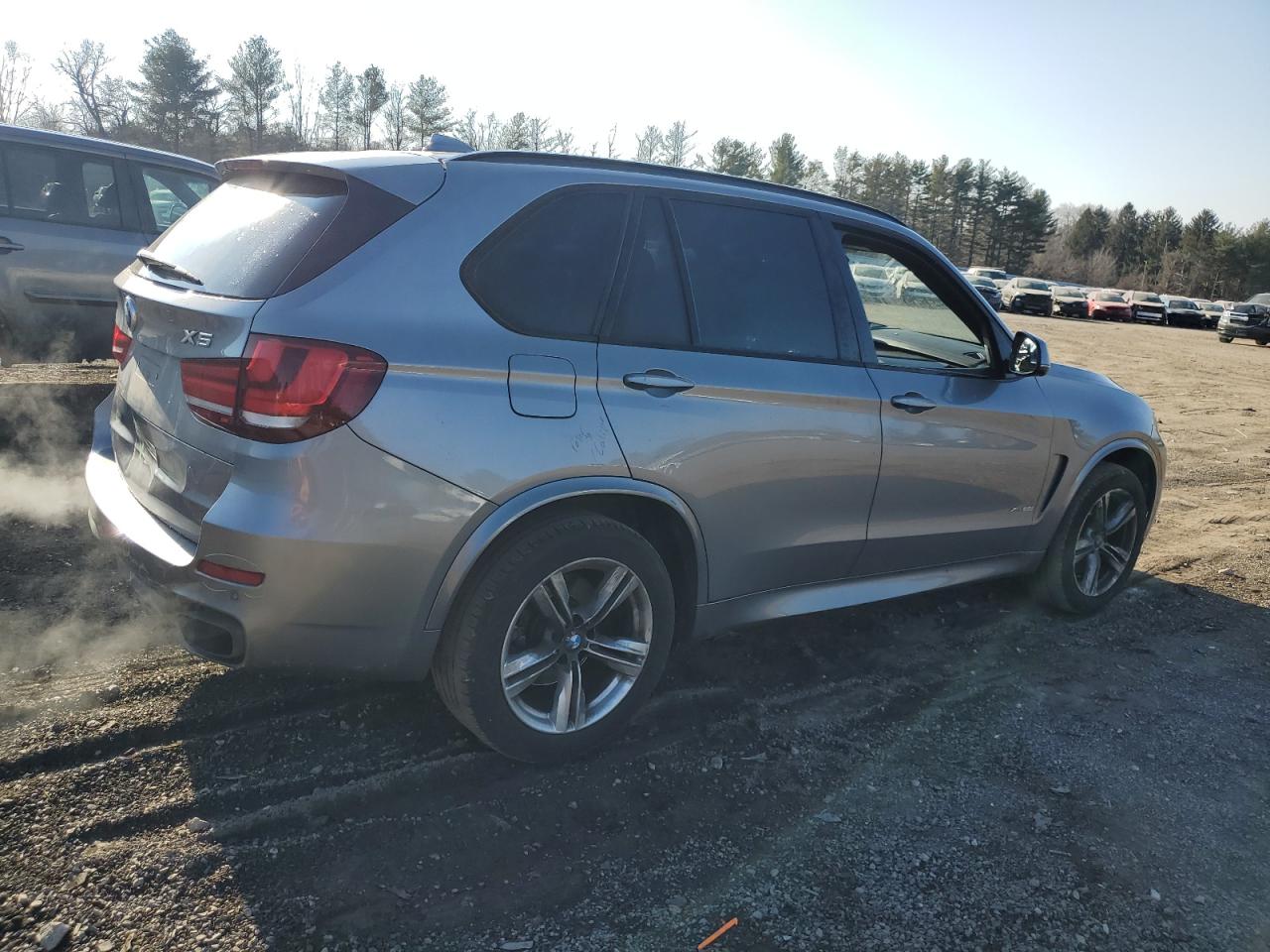2014 BMW X5 VIN 5UXKR6C58E0C03834 Copart auction photo, rear end / minor dent/scratches damage thumbnail 3