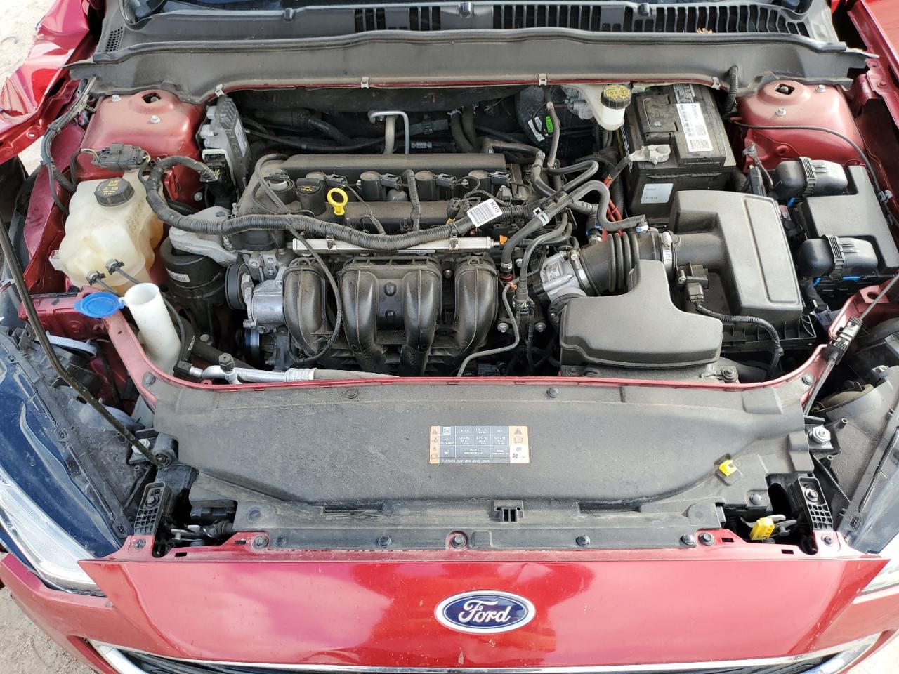 2020 Ford Fusion VIN 3FA6P0G74LR168291 Copart auction photo, side / front end damage thumbnail 11