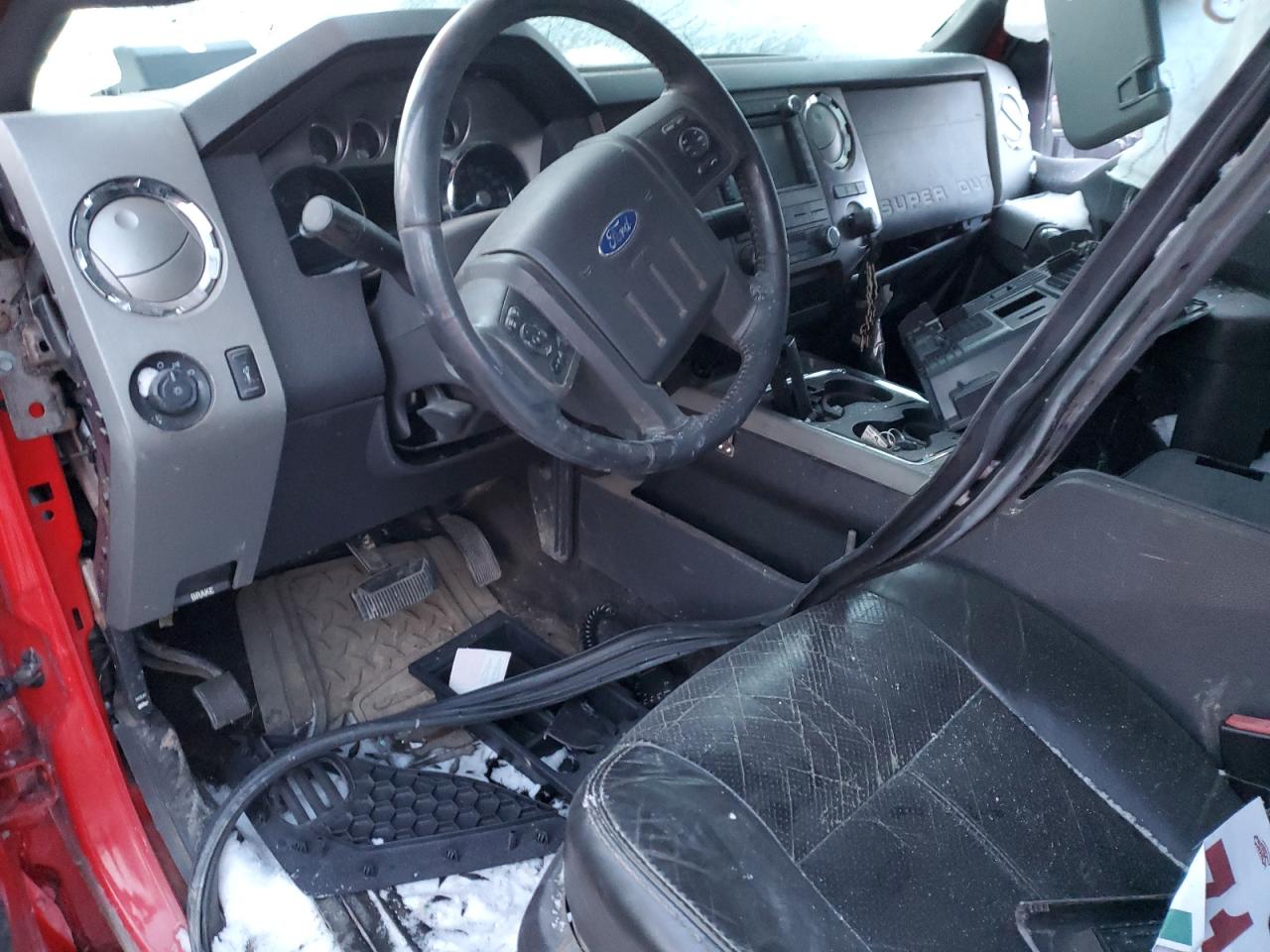 2011 Ford F250 VIN 1FT7X2BT2BEC32781 Copart auction photo, side / top/roof damage thumbnail 8