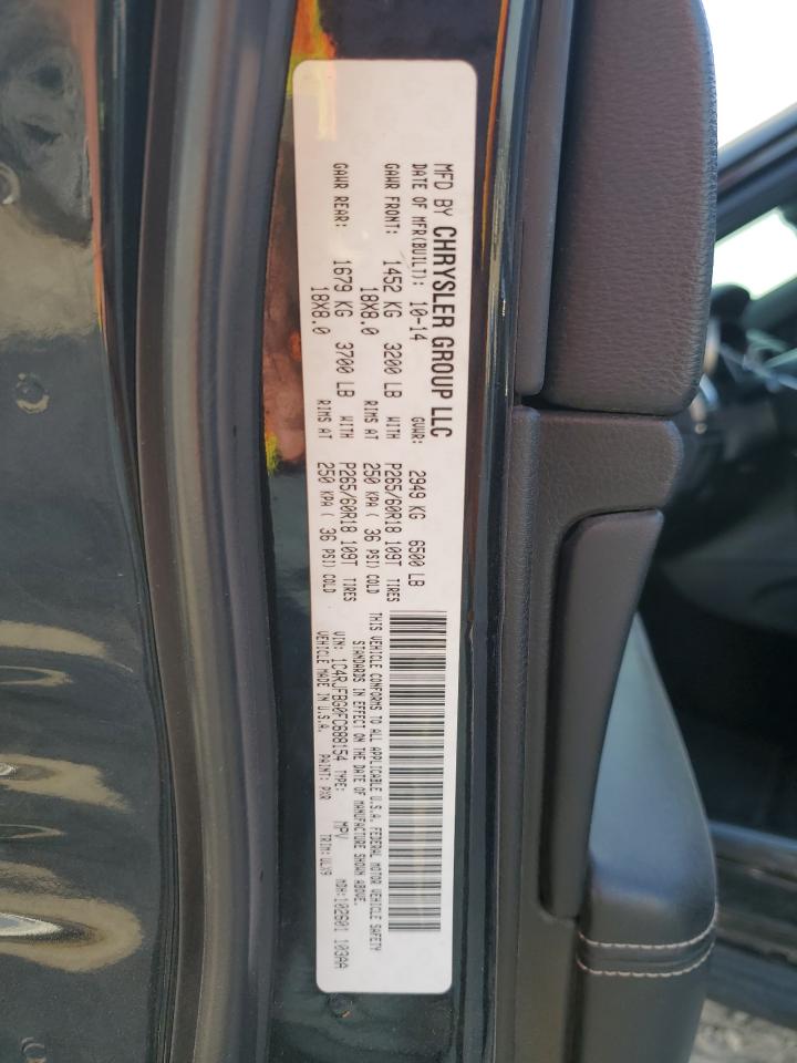 2015 Jeep Grand Cherokee VIN 1C4RJFBG0FC688154 Copart auction photo, side / mechanical damage thumbnail 13