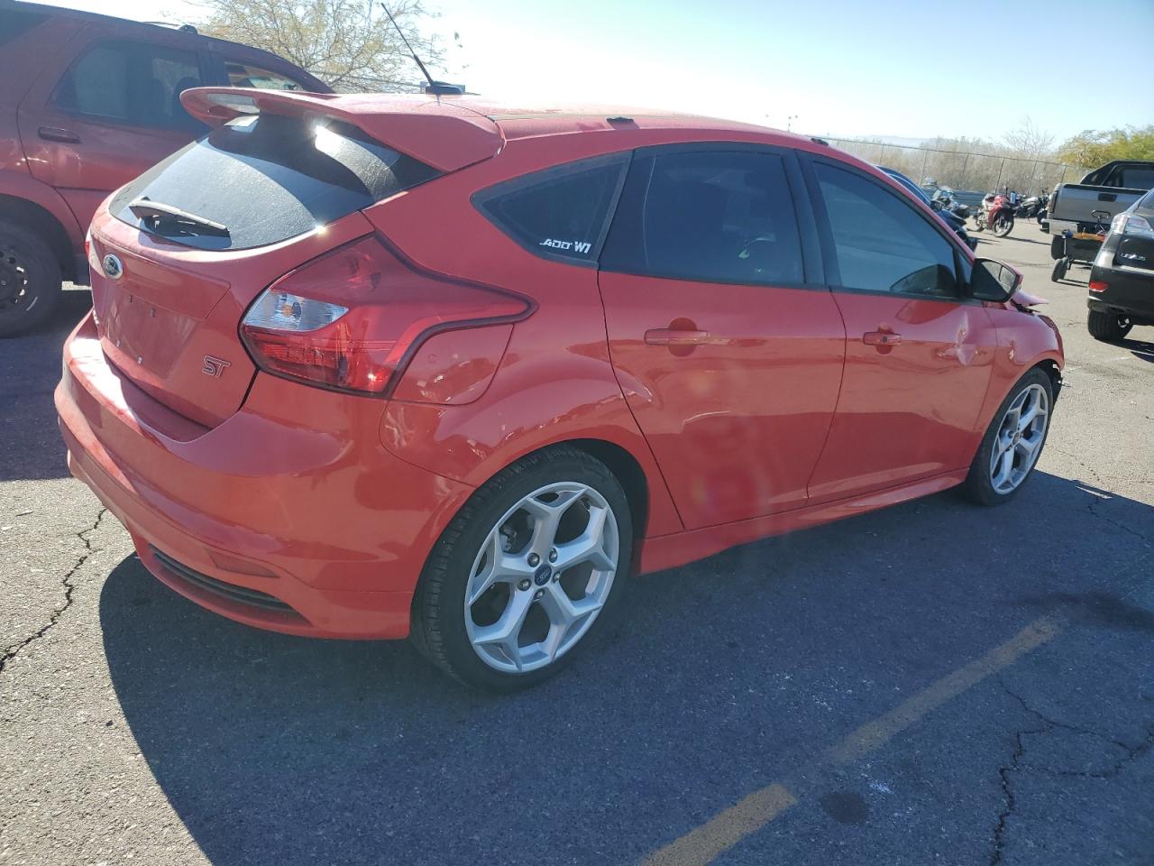 2013 Ford Focus VIN 1FADP3L90DL222086 Copart auction photo, front end damage thumbnail 3