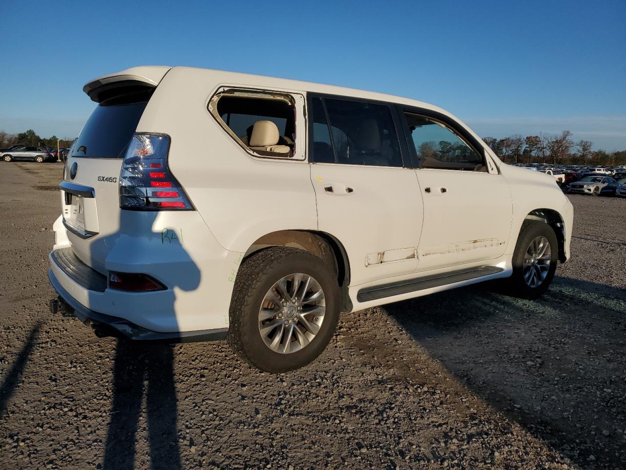 2018 Lexus GX VIN JTJJM7FX7J5197465 Copart auction photo, all over damage thumbnail 3