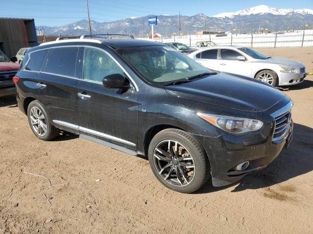 2014 Infiniti QX60 VIN 5N1AL0MM2EC529167 Copart auction photo, front end / side damage thumbnail 4
