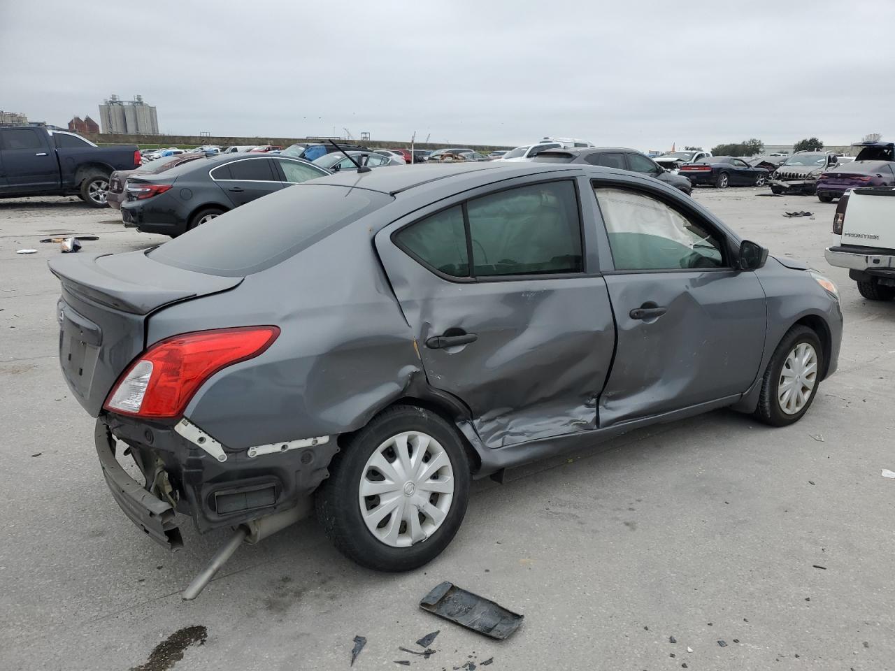 2018 Nissan Versa VIN 3N1CN7AP6JL809285 Copart auction photo, all over damage thumbnail 3