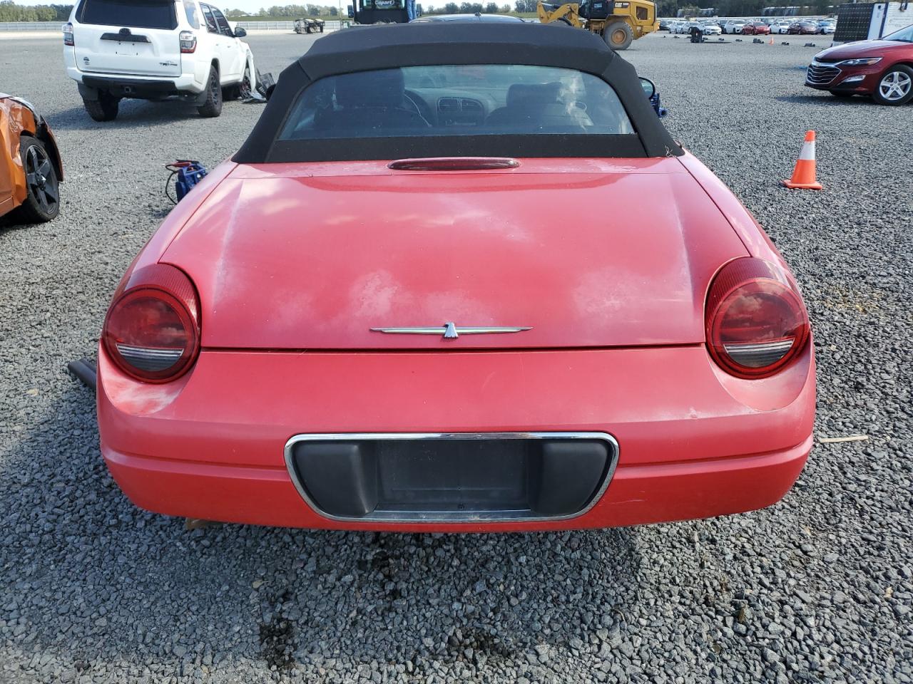 2002 Ford Thunderbird VIN 1FAHP60A02Y121695 Copart auction photo, water/flood damage thumbnail 6