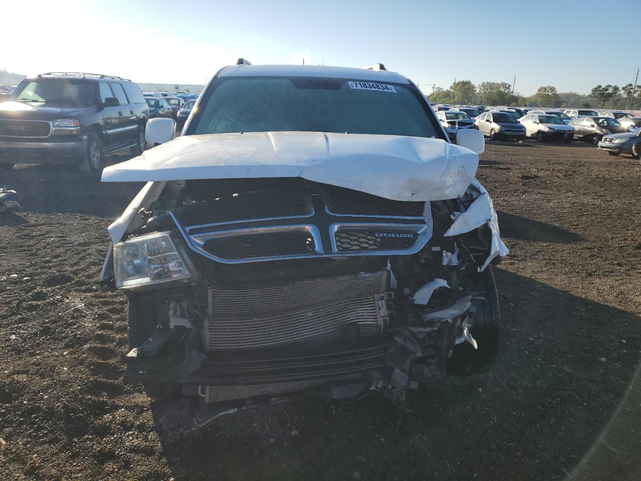 2012 Dodge Journey VIN 3C4PDDBG6CT190480 Copart auction photo, front end / side damage thumbnail 5