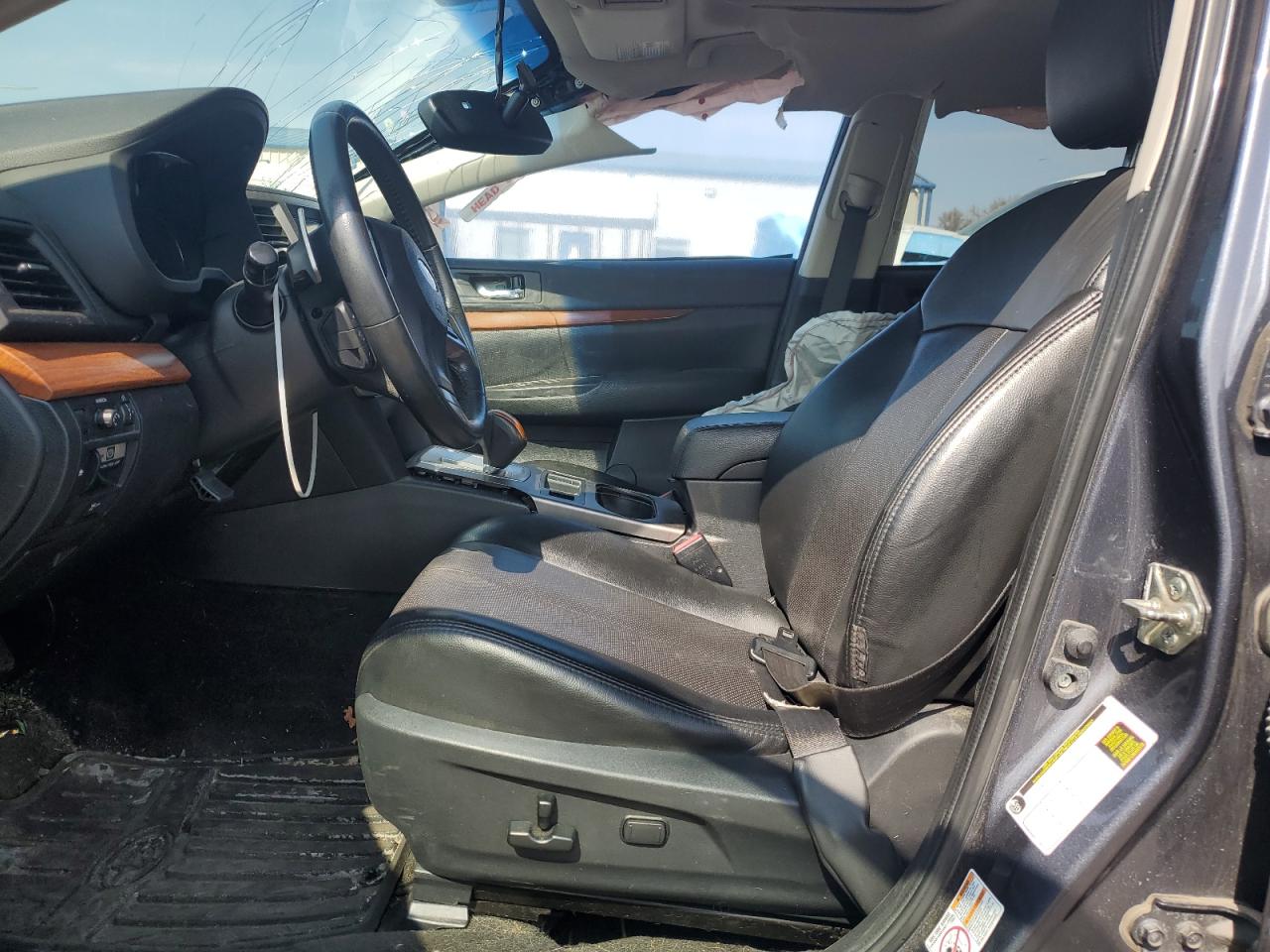 2014 Subaru Outback VIN 4S4BRBMCXE3267470 Copart auction photo, front end / side damage thumbnail 7