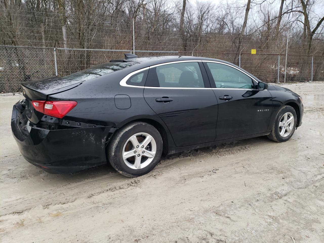 2022 Chevrolet Malibu VIN 1G1ZC5ST3NF187217 Copart auction photo, rear end / side damage thumbnail 3
