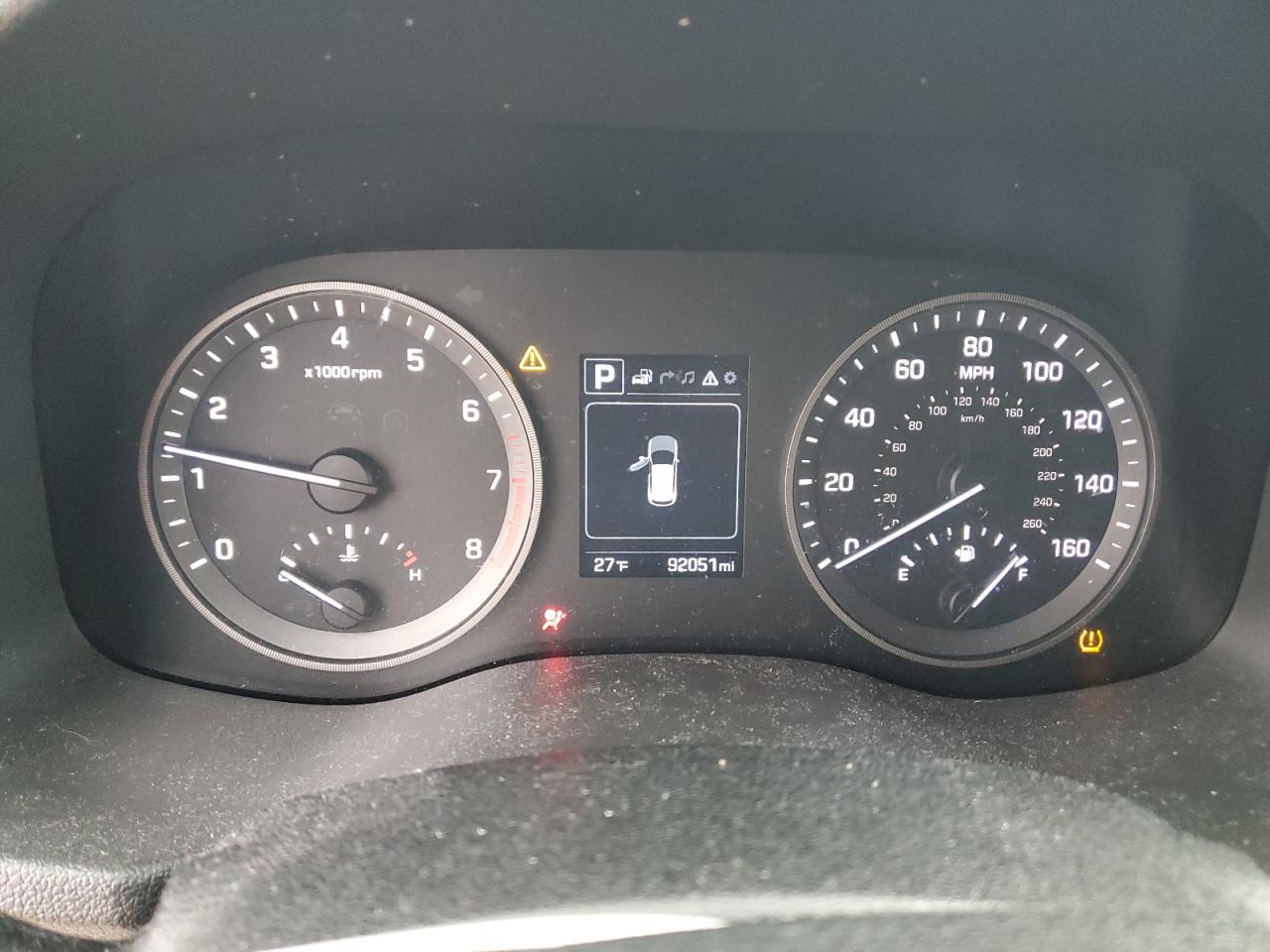 2016 Hyundai Tucson VIN KM8J3CA26GU046492 Copart auction photo, side / rear end damage thumbnail 9