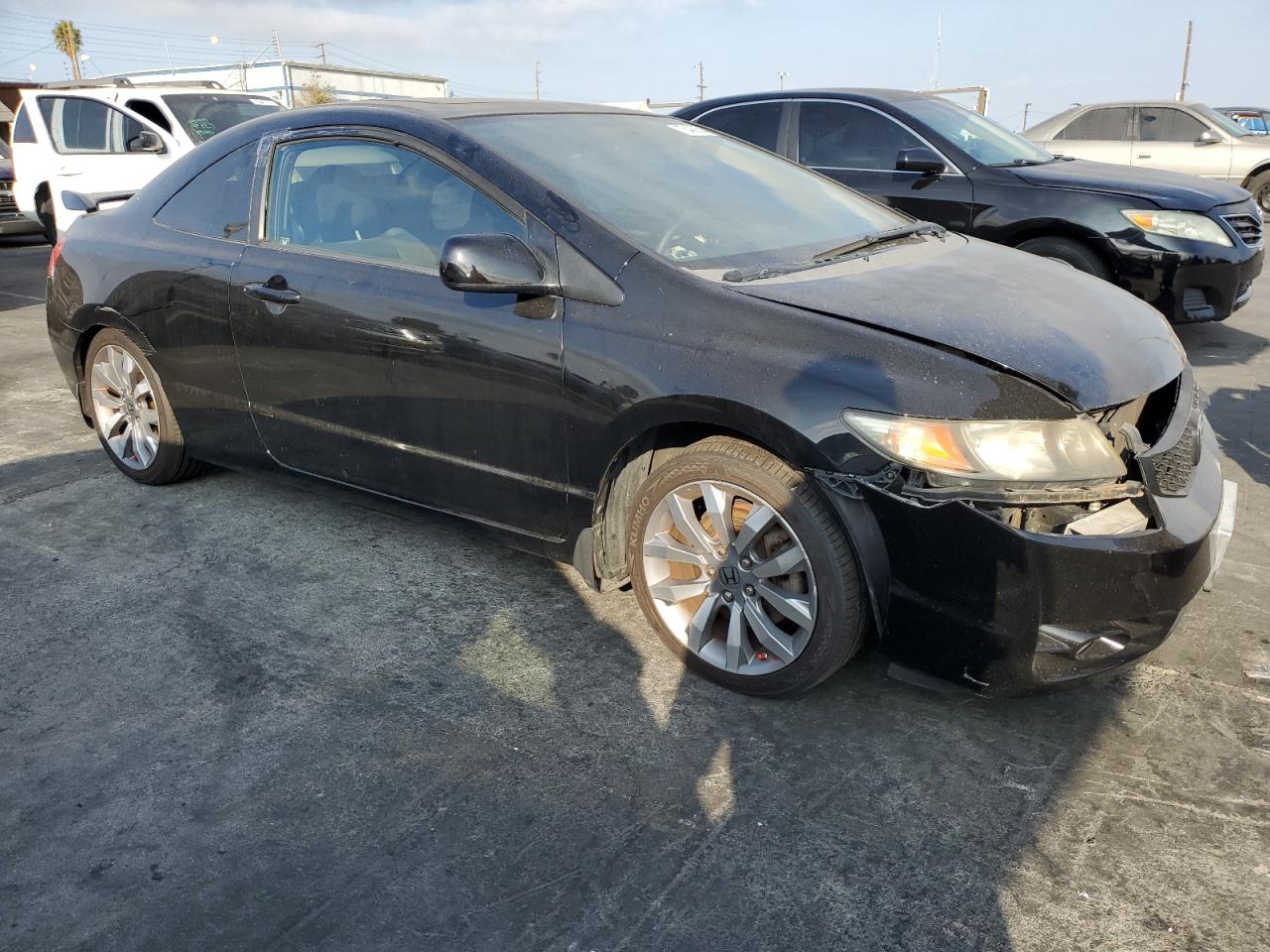 2009 Honda Civic VIN 2HGFG215X9H700503 Copart auction photo, front end / minor dent/scratches damage thumbnail 4