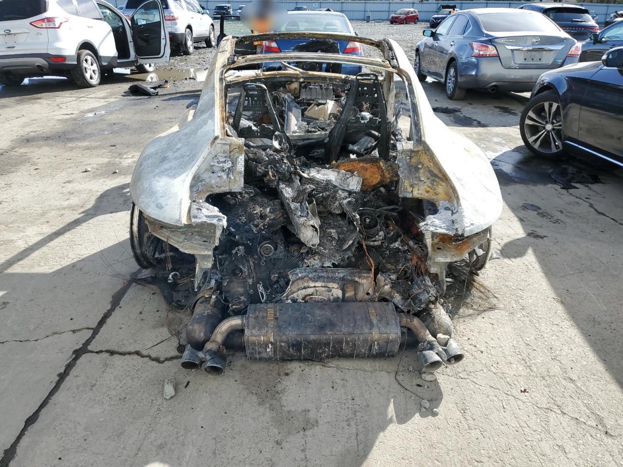 2017 Porsche 911 VIN WP0AA2A99HS107011 Copart auction photo, burn / mechanical damage thumbnail 6