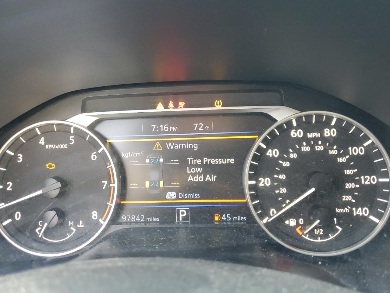 2019 Nissan Altima VIN 1N4BL4BV4KC221382 Copart auction photo, front end / undercarriage damage thumbnail 9