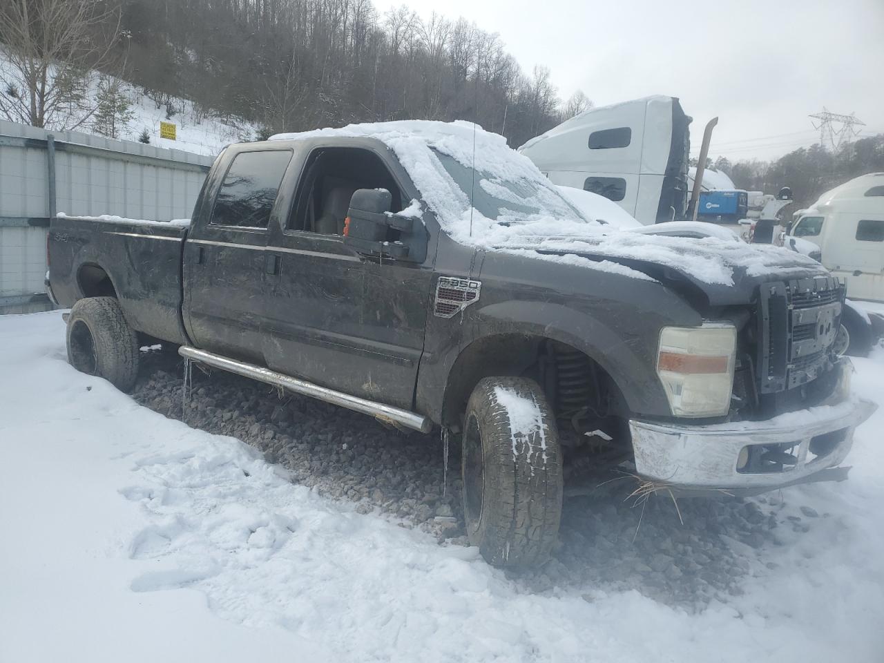 2008 Ford F350 VIN 1FTWW31R28EA91875 Copart auction photo, all over damage thumbnail 4
