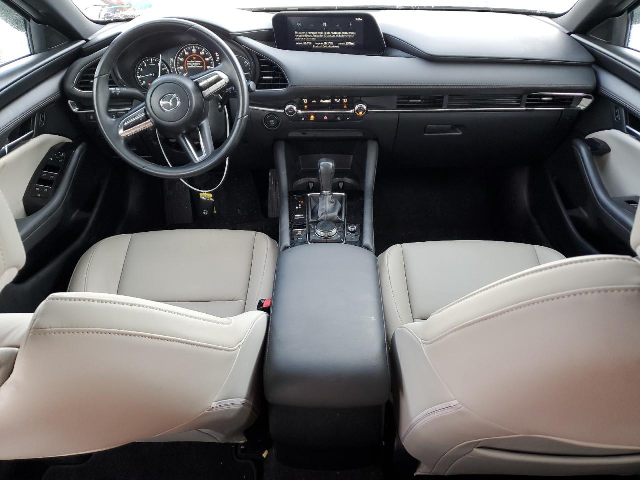 2021 Mazda 3 VIN JM1BPALL9M1300670 Copart auction photo, front end / minor dent/scratches damage thumbnail 8