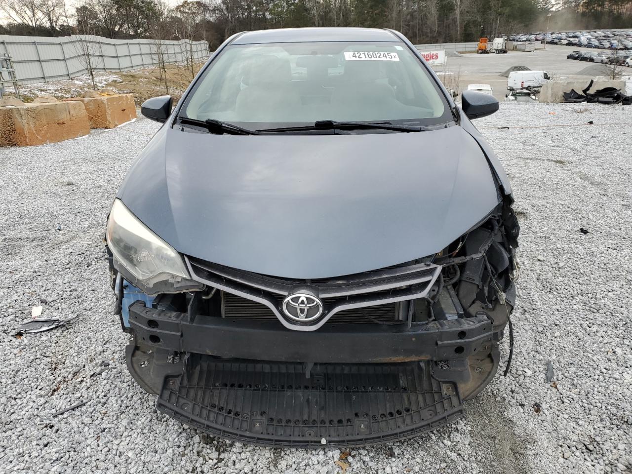 2016 Toyota Corolla VIN 2T1BURHE3GC599106 Copart auction photo, front end damage thumbnail 5