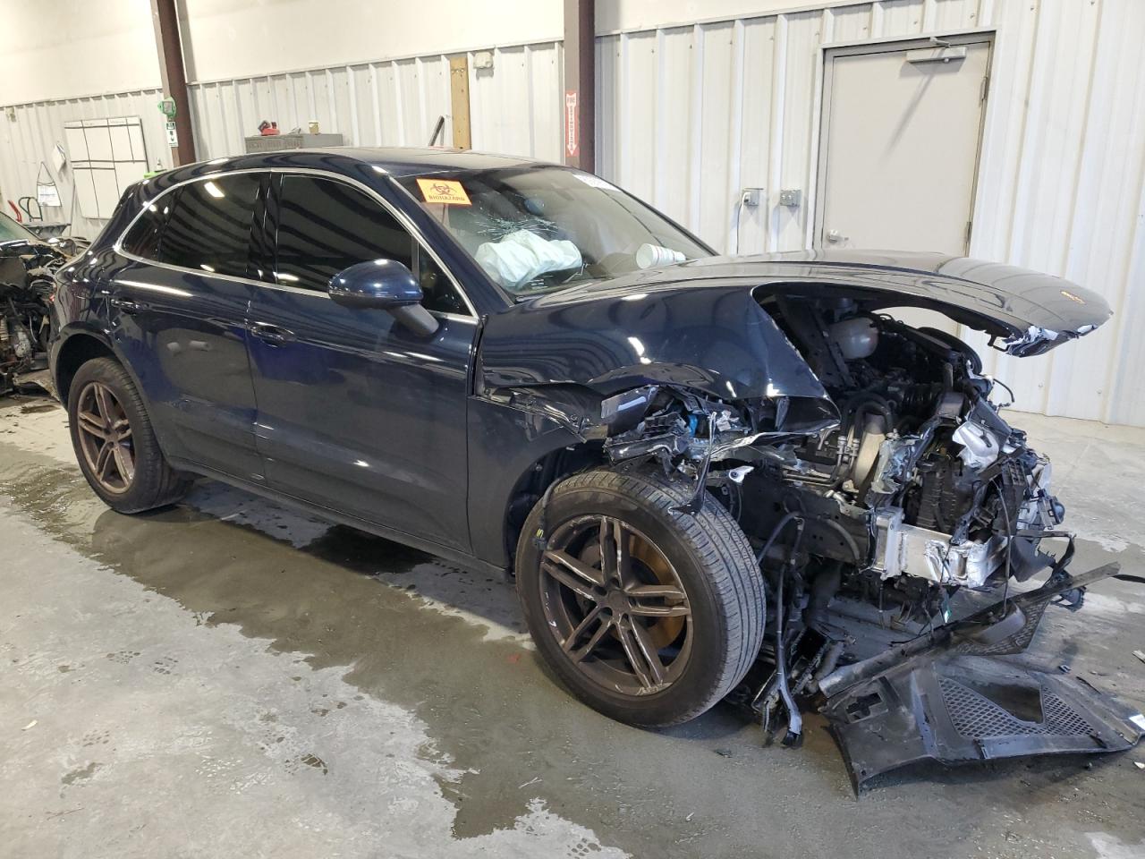 2018 Porsche Macan VIN WP1AB2A55JLB36871 Copart auction photo, front end / side damage thumbnail 4