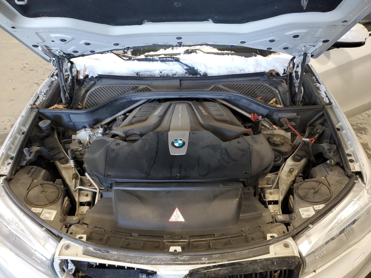 2014 BMW X5 VIN 5UXKR6C50E0J73340 Copart auction photo, front end / hail damage thumbnail 13