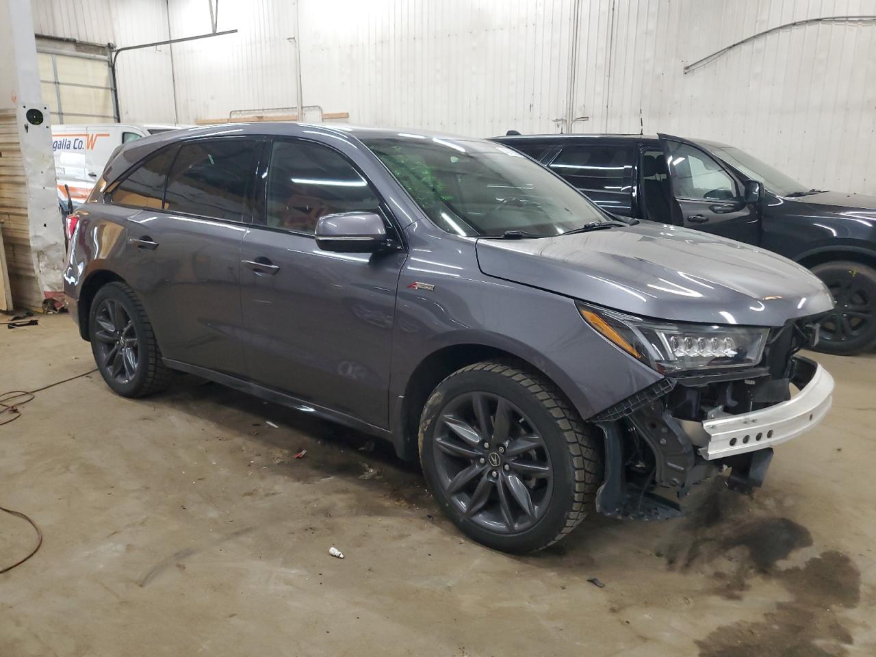 2019 Acura MDX VIN 5J8YD4H09KL006353 Copart auction photo, front end damage thumbnail 4