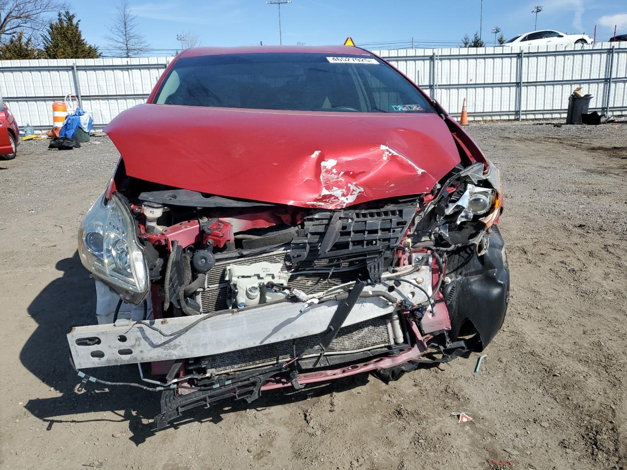 2013 Toyota Prius VIN JTDKN3DU5D5548819 Copart auction photo, front end / minor dent/scratches damage thumbnail 5
