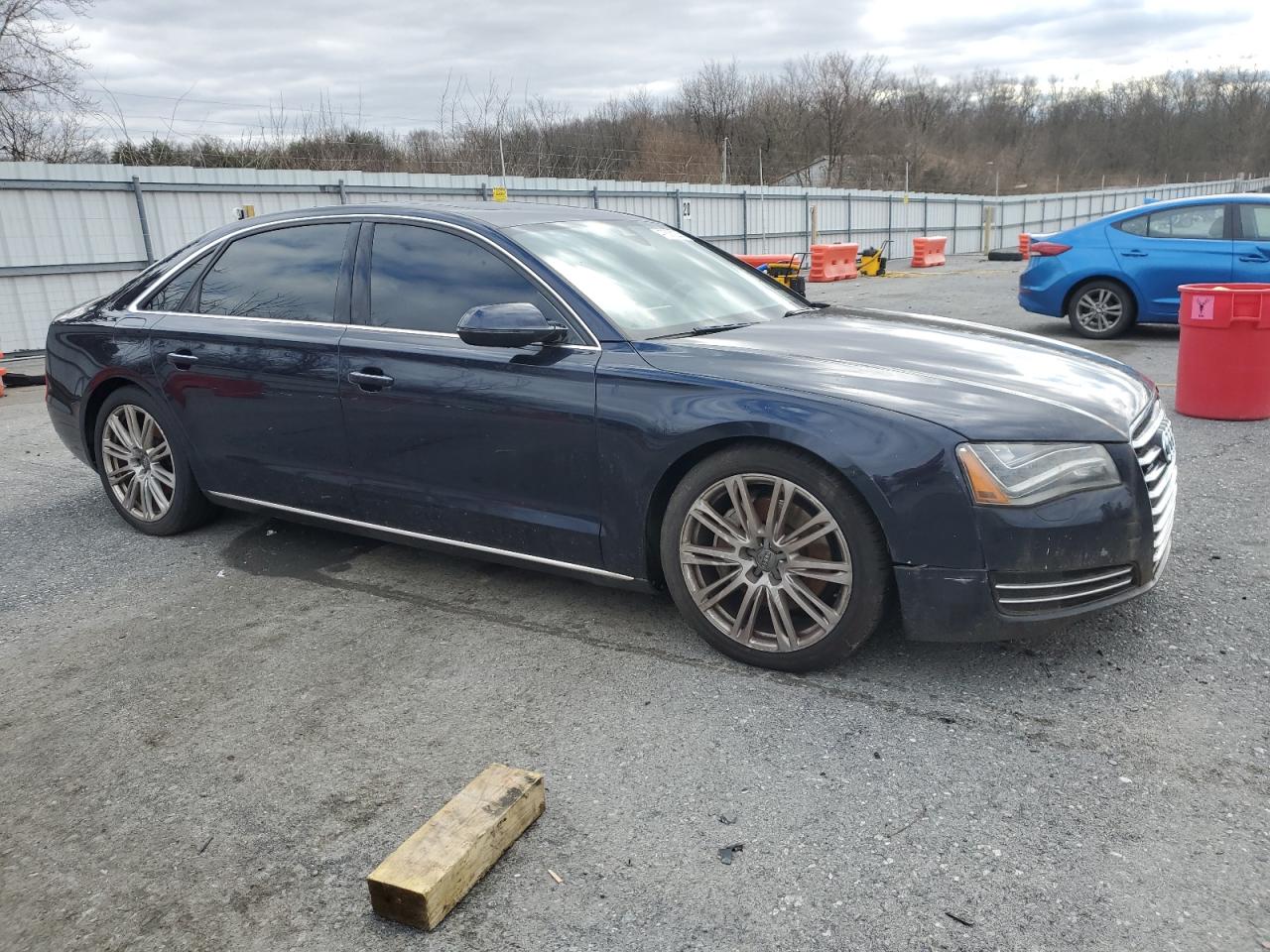 2013 Audi A8 VIN WAURGAFD7DN032551 Copart auction photo, minor dent/scratches damage thumbnail 4