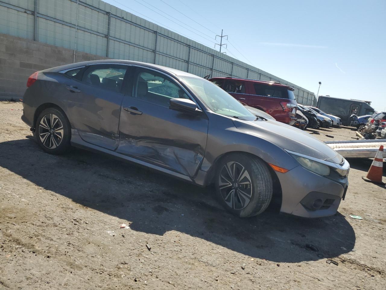 2016 Honda Civic VIN 19XFC1F37GE005934 Copart auction photo, all over / undercarriage damage thumbnail 4