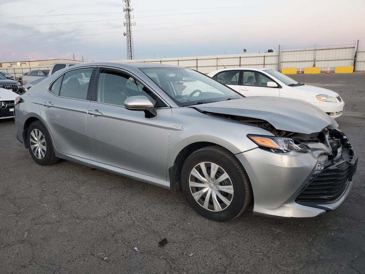 2020 Toyota Camry VIN 4T1C31AK5LU019596 Copart auction photo, rear end / front end damage thumbnail 4