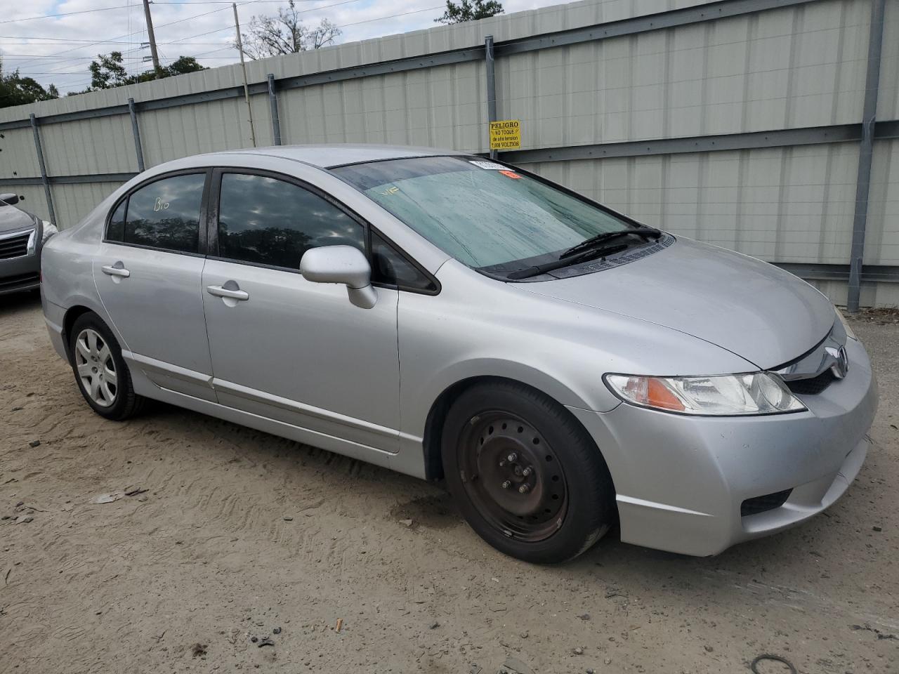 2009 Honda Civic VIN 2HGFA16579H537247 Copart auction photo, water/flood damage thumbnail 4