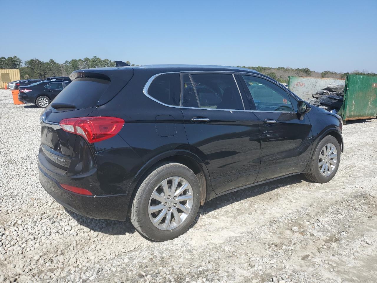 2019 Buick Envision VIN LRBFXCSA2KD043360 Copart auction photo, side / front end damage thumbnail 3