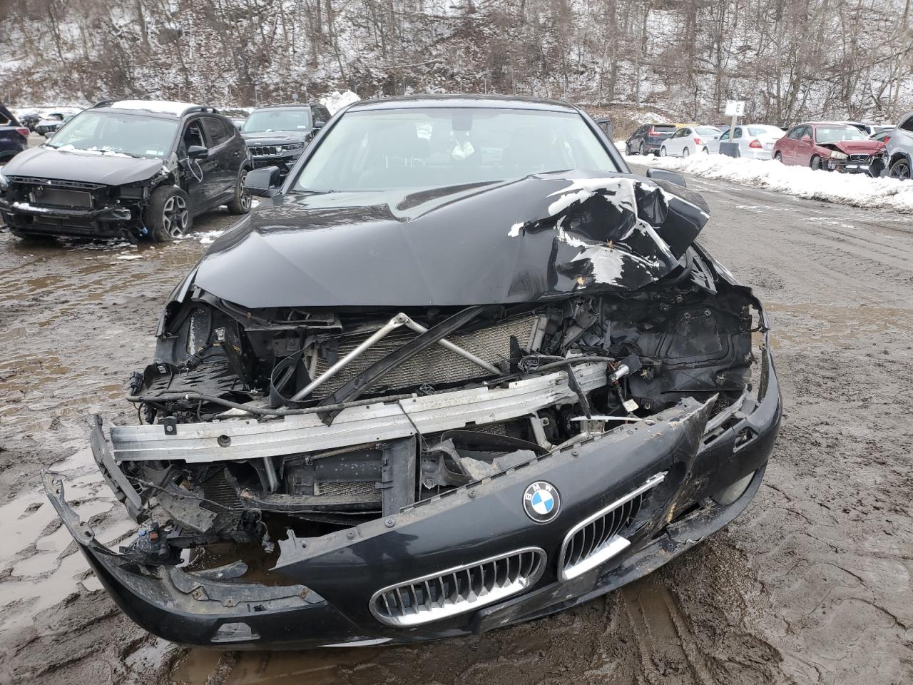2013 BMW 5er VIN WBAFU7C56DDU71211 Copart auction photo, front end damage thumbnail 5