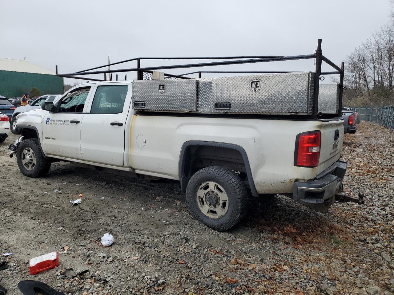 2016 GMC Sierra VIN 1GT11REG2GF102760 Copart auction photo, front end / rear end damage thumbnail 2