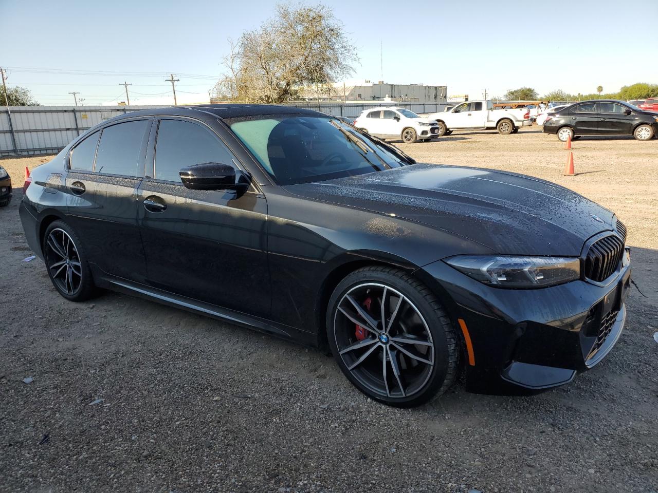 2024 BMW 3er VIN 3MW69FF08R8E21524 Copart auction photo, front end damage thumbnail 4