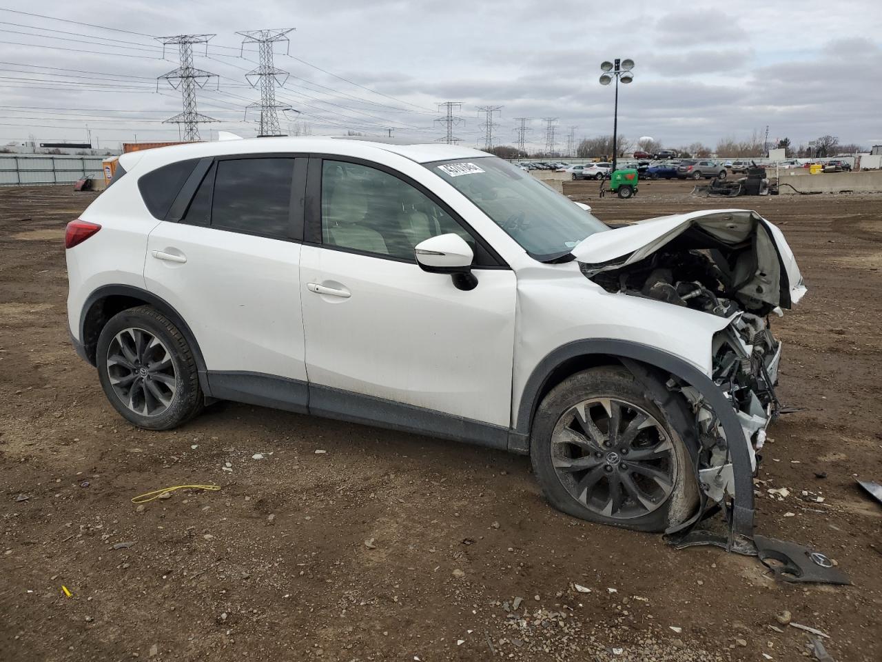 2016 Mazda CX-5 VIN JM3KE4DY6G0708059 Copart auction photo, front end damage thumbnail 4