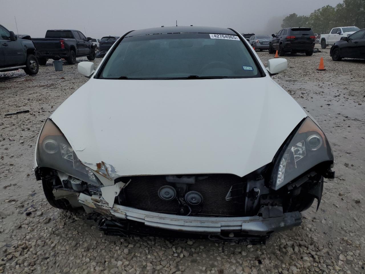 2011 Hyundai Genesis VIN KMHHT6KD0BU051129 Copart auction photo, front end / rear end damage thumbnail 5