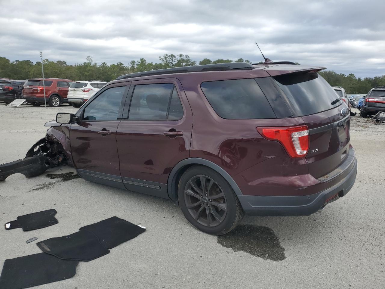 2018 Ford Explorer VIN 1FM5K7D87JGA51735 Copart auction photo, front end damage thumbnail 2