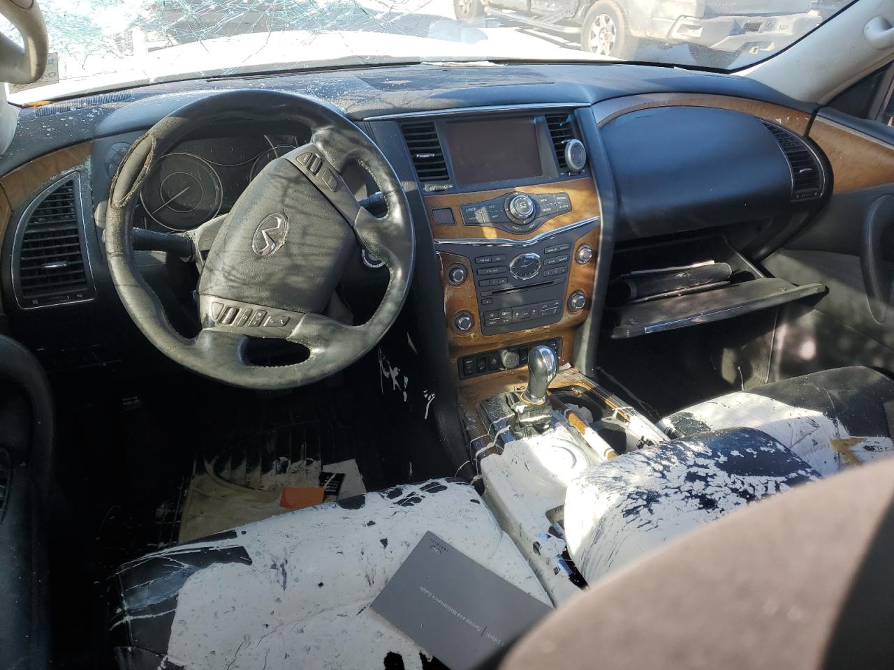 2013 Infiniti QX56 VIN JN8AZ2NF1D9550803 Copart auction photo, vandalism / all over damage thumbnail 8