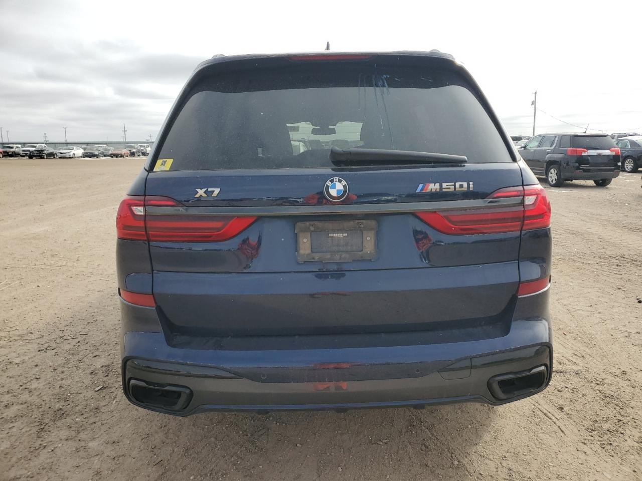 2022 BMW X7 VIN 5UXCX6C00N9L56814 Copart auction photo, front end damage thumbnail 6