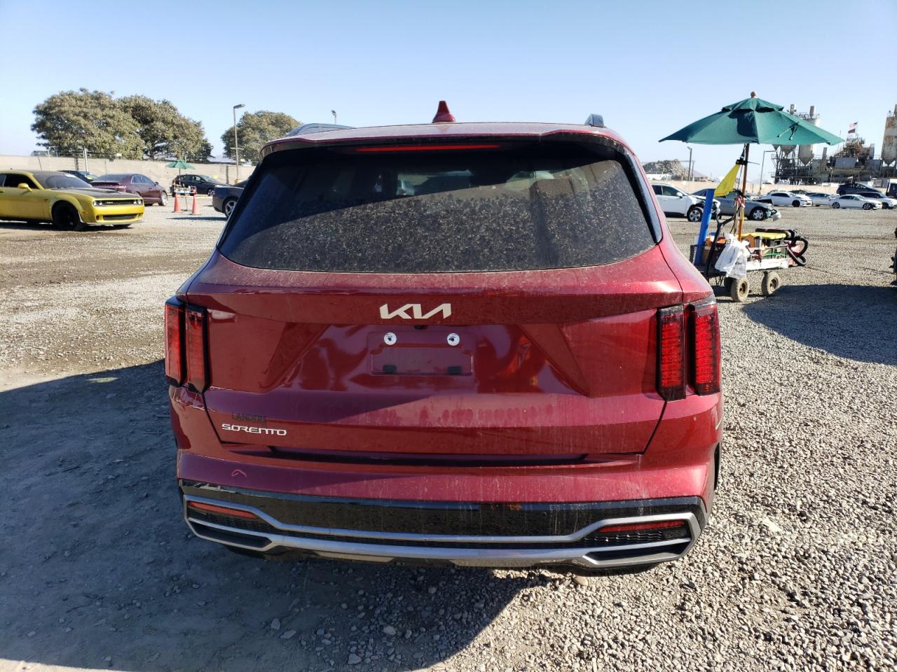 2023 KIA Sorento VIN 5XYRL4LC8PG175225 Copart auction photo, all over damage thumbnail 6