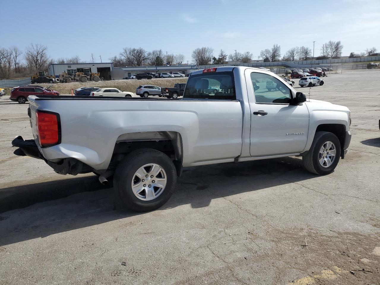 2016 Chevrolet Silverado VIN 1GCNCNEH6GZ412079 Copart auction photo, front end / rear end damage thumbnail 3