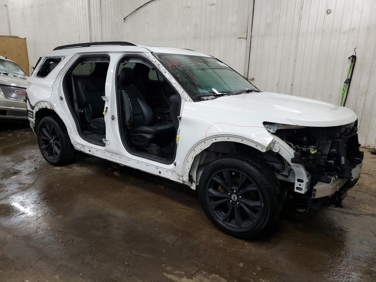 2020 Ford Explorer VIN 1FMSK8DH6LGA27955 Copart auction photo, all over damage thumbnail 4