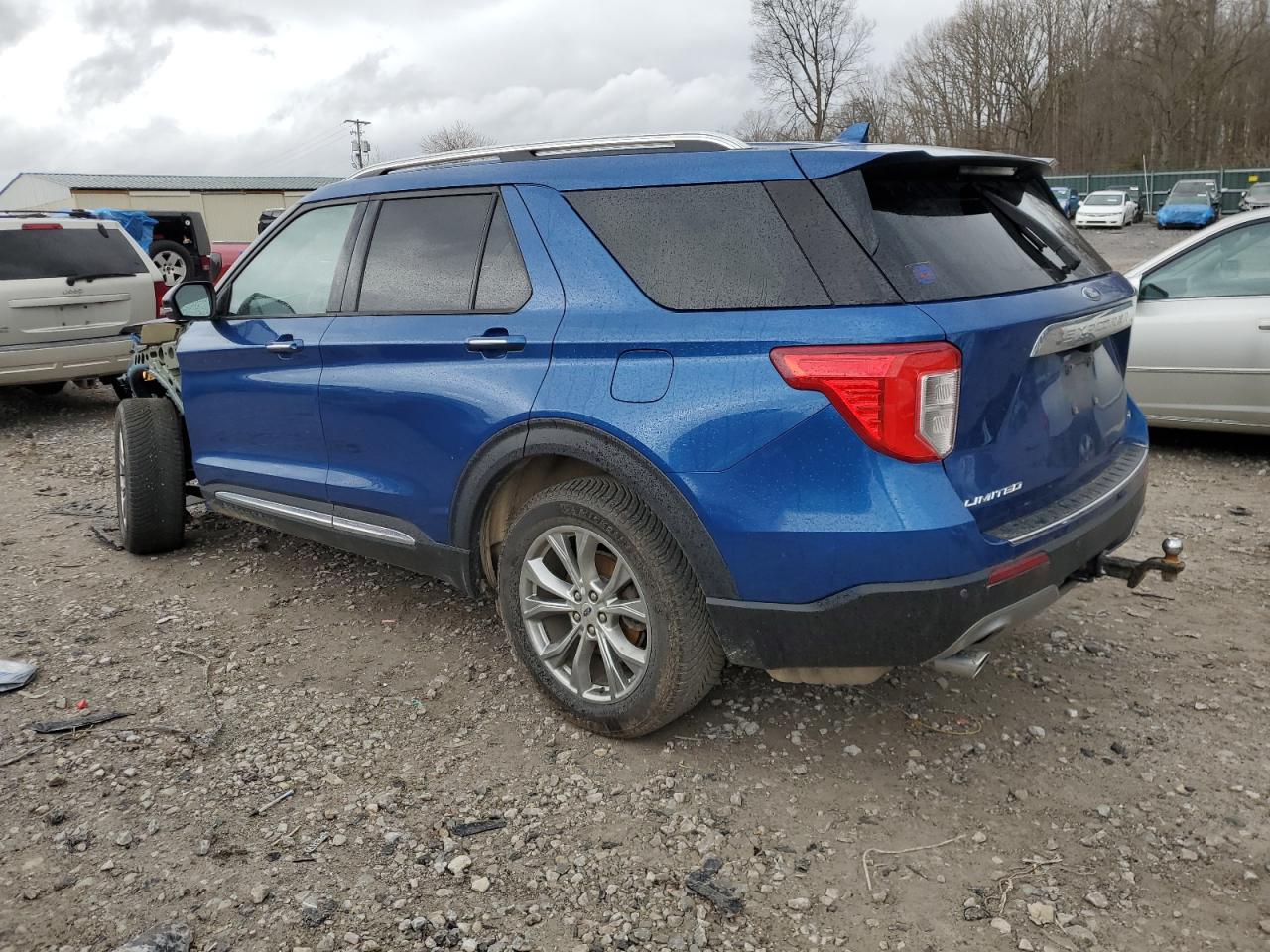 2020 Ford Explorer VIN 1FMSK8FH7LGC04817 Copart auction photo, front end / mechanical damage thumbnail 2