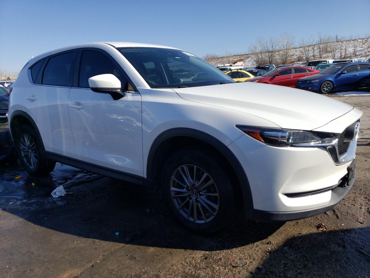 2017 Mazda CX-5 VIN JM3KFBBL2H0125756 Copart auction photo, side / rear end damage thumbnail 4