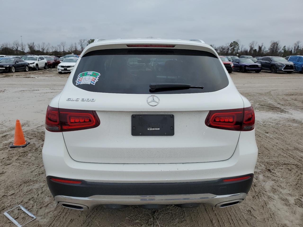 2020 Mercedes-Benz GLC VIN W1N0G8DB2LF855489 Copart auction photo, side damage thumbnail 6