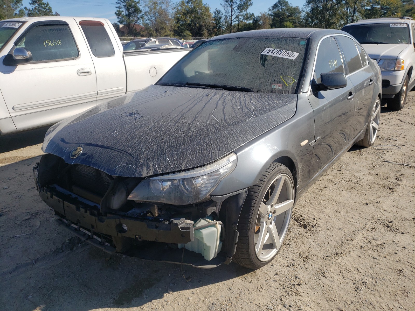 2008 BMW 5er VIN WBANV93598CZ60623 Copart auction photo, all over / minor dent/scratches damage thumbnail 2