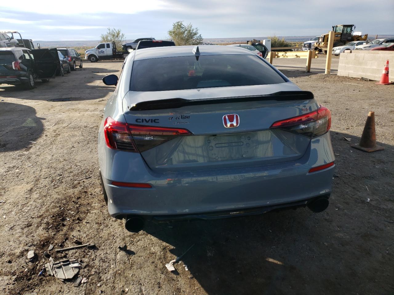 2022 Honda Civic VIN 2HGFE1E58NH474823 Copart auction photo, rear end / undercarriage damage thumbnail 6