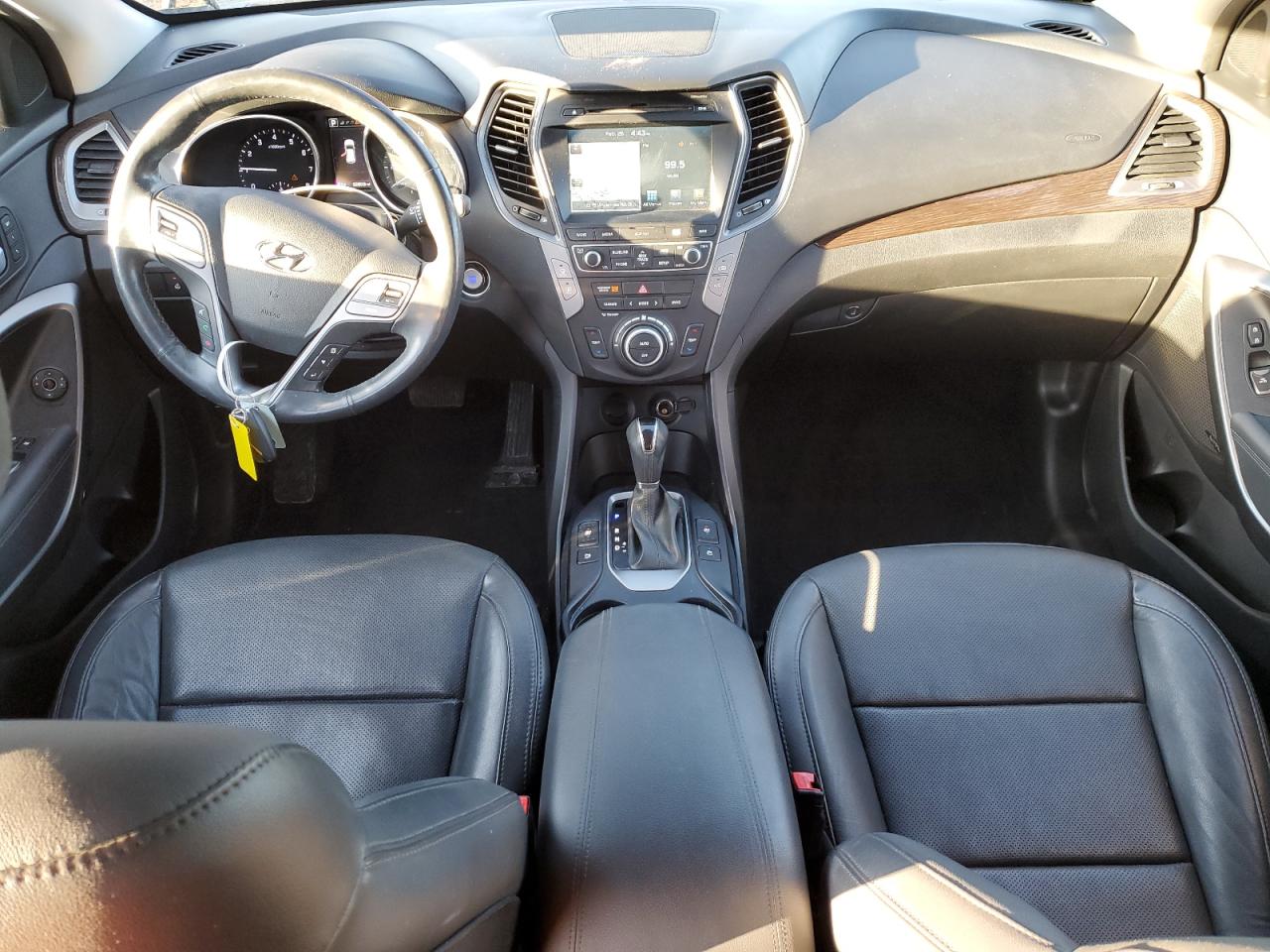 2017 Hyundai Santa Fe VIN 5XYZWDLA6HG503166 Copart auction photo, front end / all over damage thumbnail 8