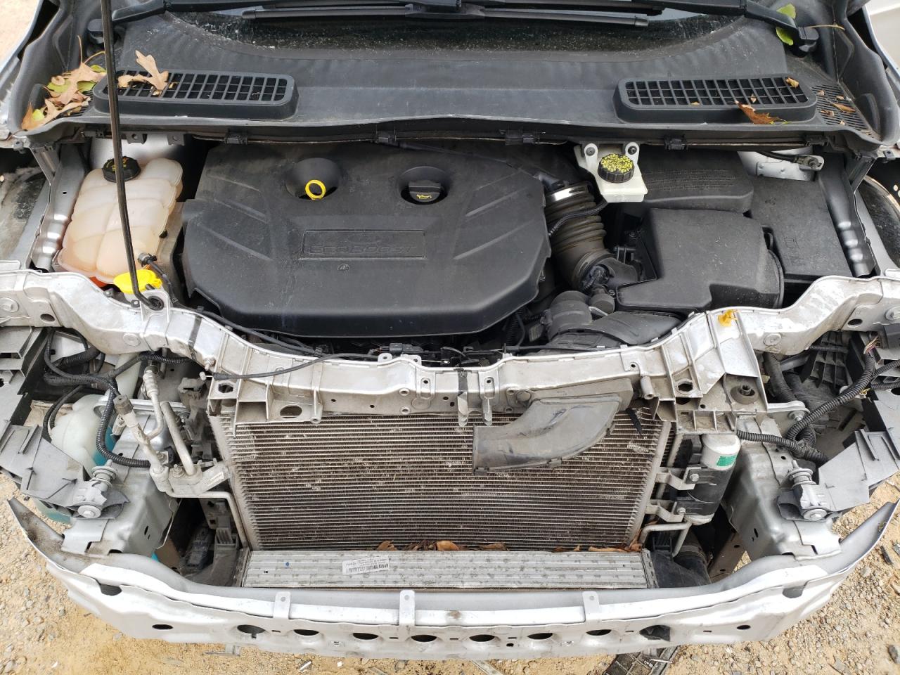 2014 Ford Escape VIN 1FMCU9J98EUD09293 Copart auction photo, front end / side damage thumbnail 12