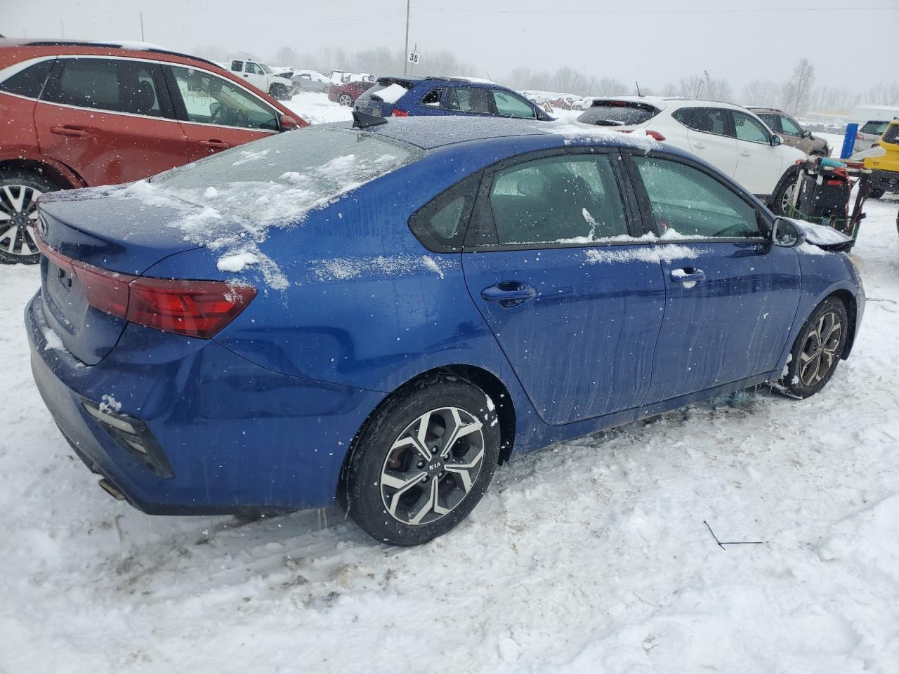 2019 KIA Forte VIN 3KPF24ADXKE059905 Copart auction photo, front end / side damage thumbnail 3