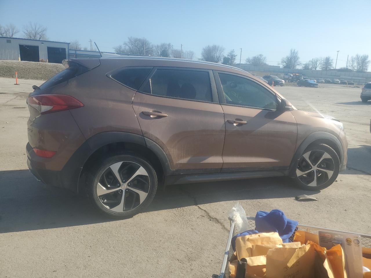 2016 Hyundai Tucson VIN KM8J33A26GU248927 Copart auction photo, front end damage thumbnail 3